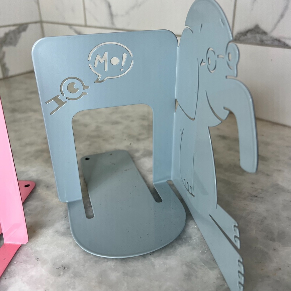 Mo Willems Elephant and Piggie Metal Bookends YOTTOY Kids Room Decor - Picture 5 of 8